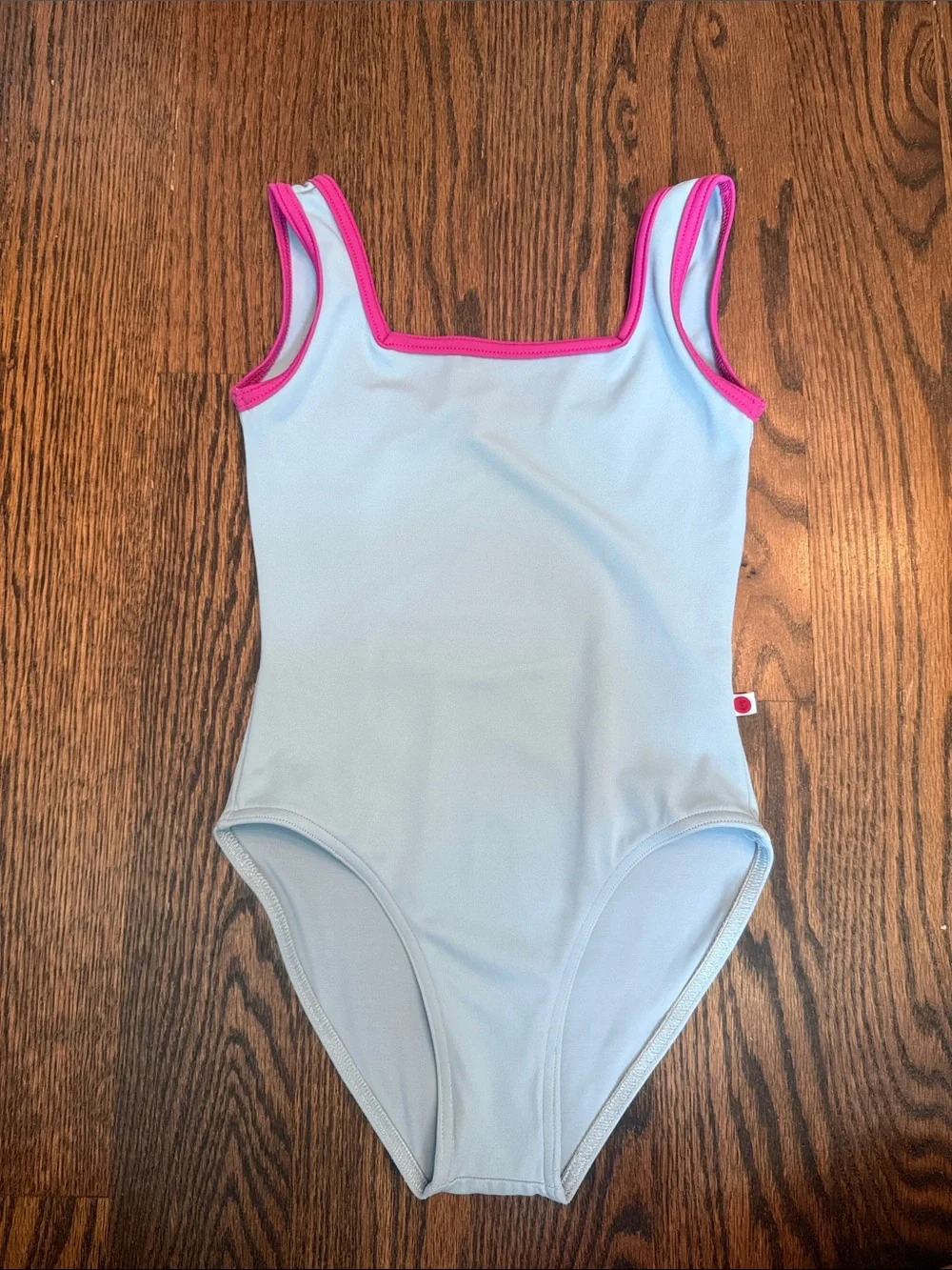 YUMIKO Kids Light BlueLeotatd Pink Trim
